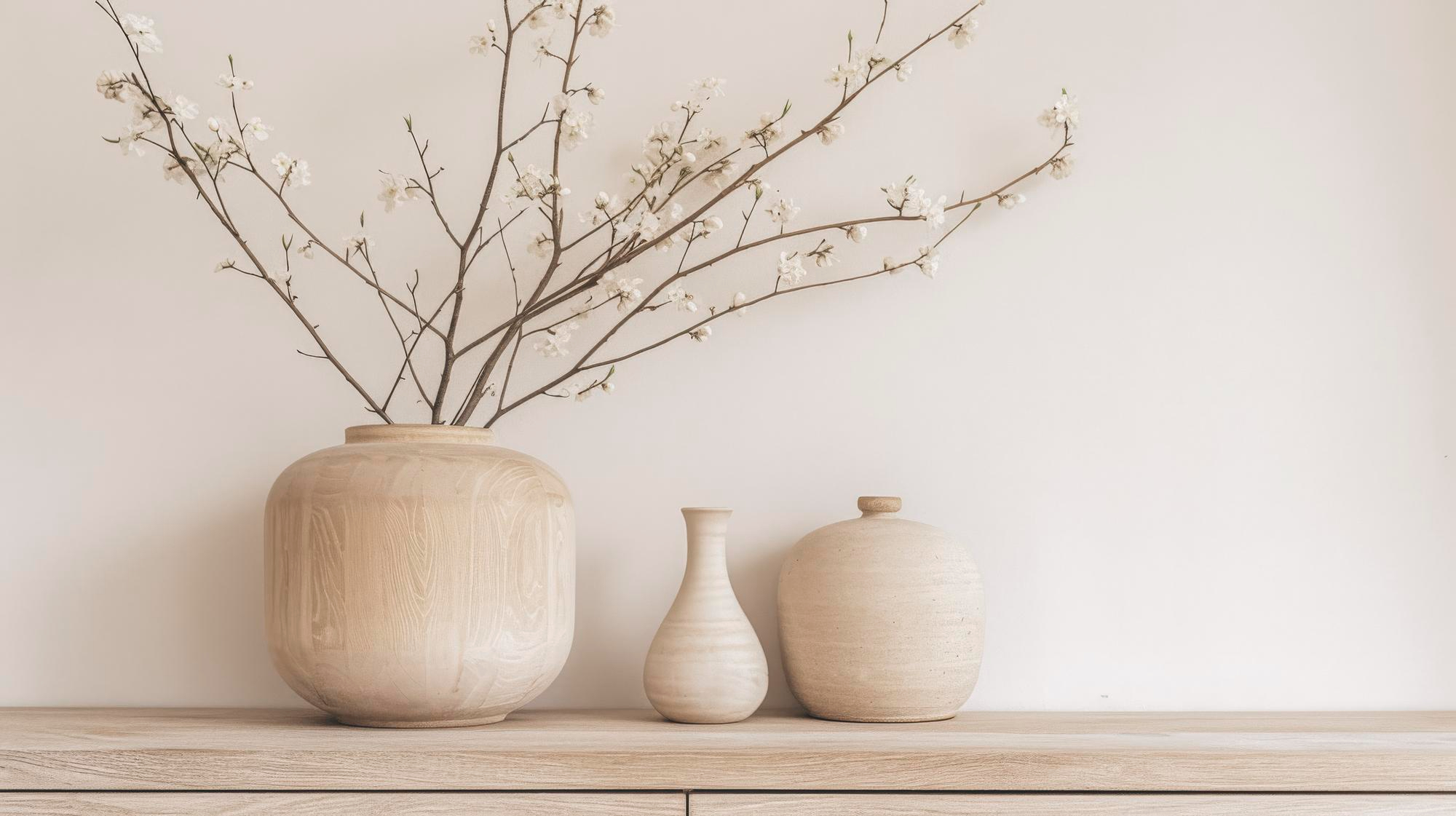 Houseplant on a neutral background